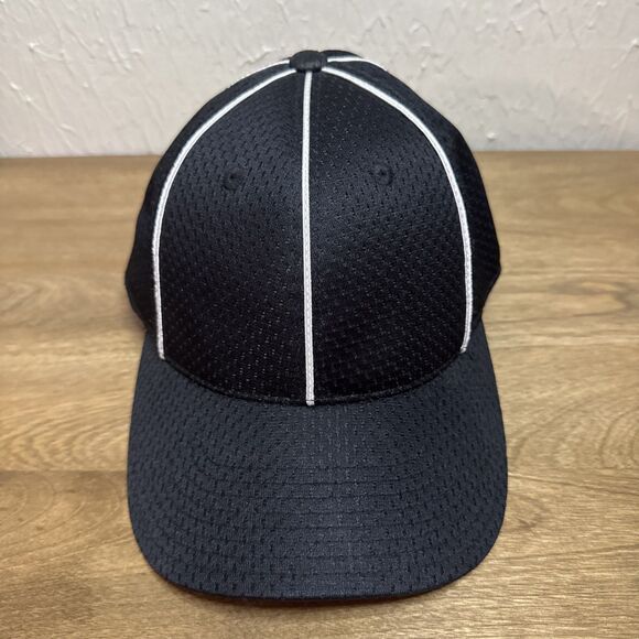 Referee Hat Mens Mesh Stretch Fit Cap SM/MD Cliff Keen Officials Umpire Ref - Picture 1 of 9